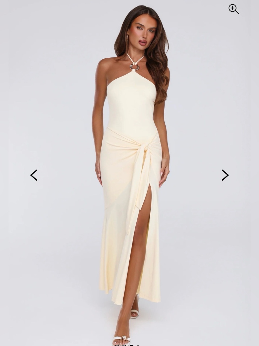 Hello Molly daisy flicker halter maxi dress